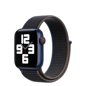 NWT Genuine Apple Charcoal Sport Loop Watch Band 44MM